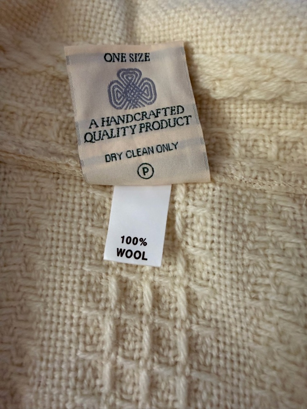 BOYNE VALLEY WEAVERS IRELAND Wool Cable Knit Long Cardigan Jacket OSFM - Picture 5 of 7